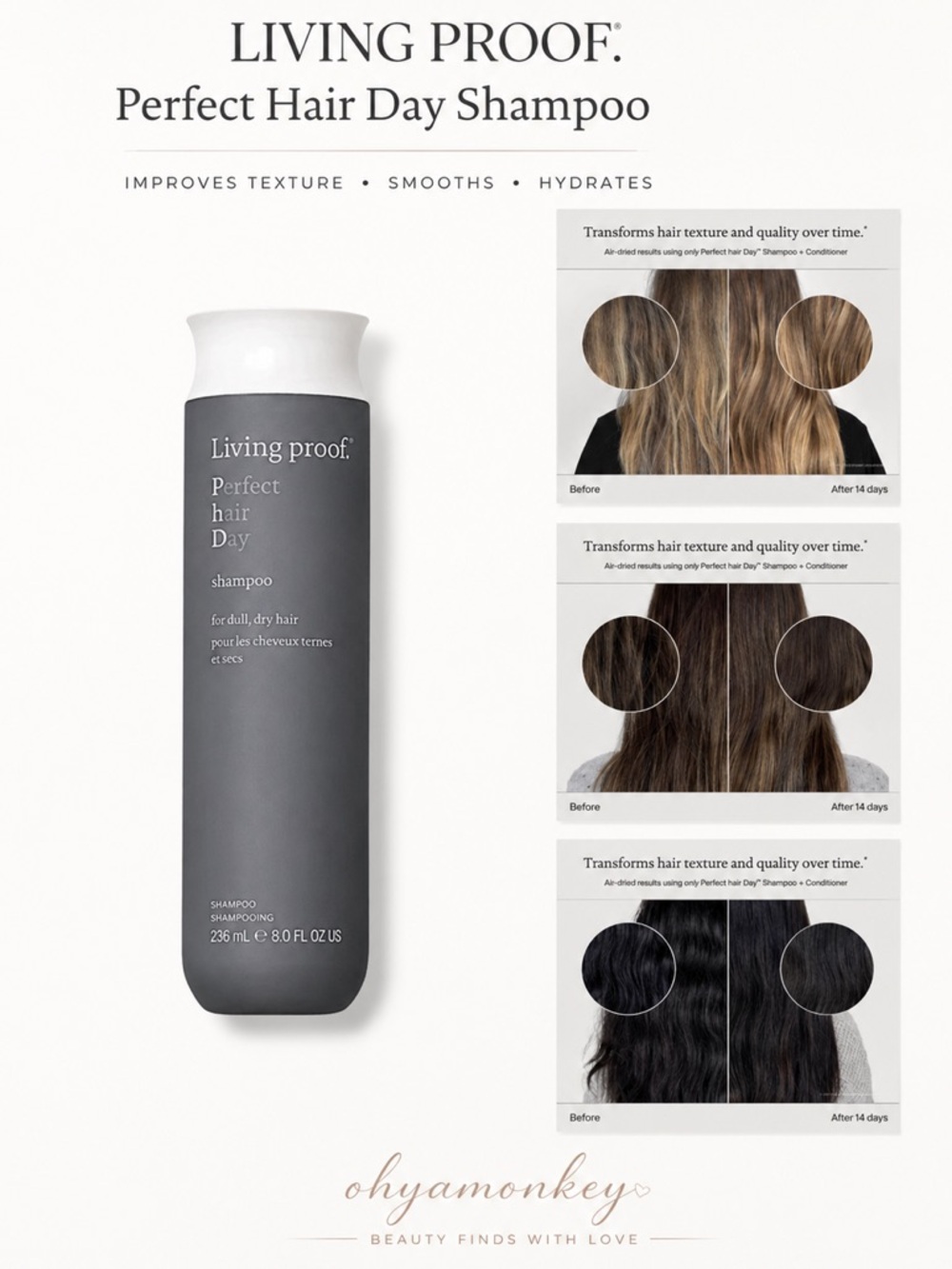 Living Proof Perfect Hair Day Shampoo 8 oz $36